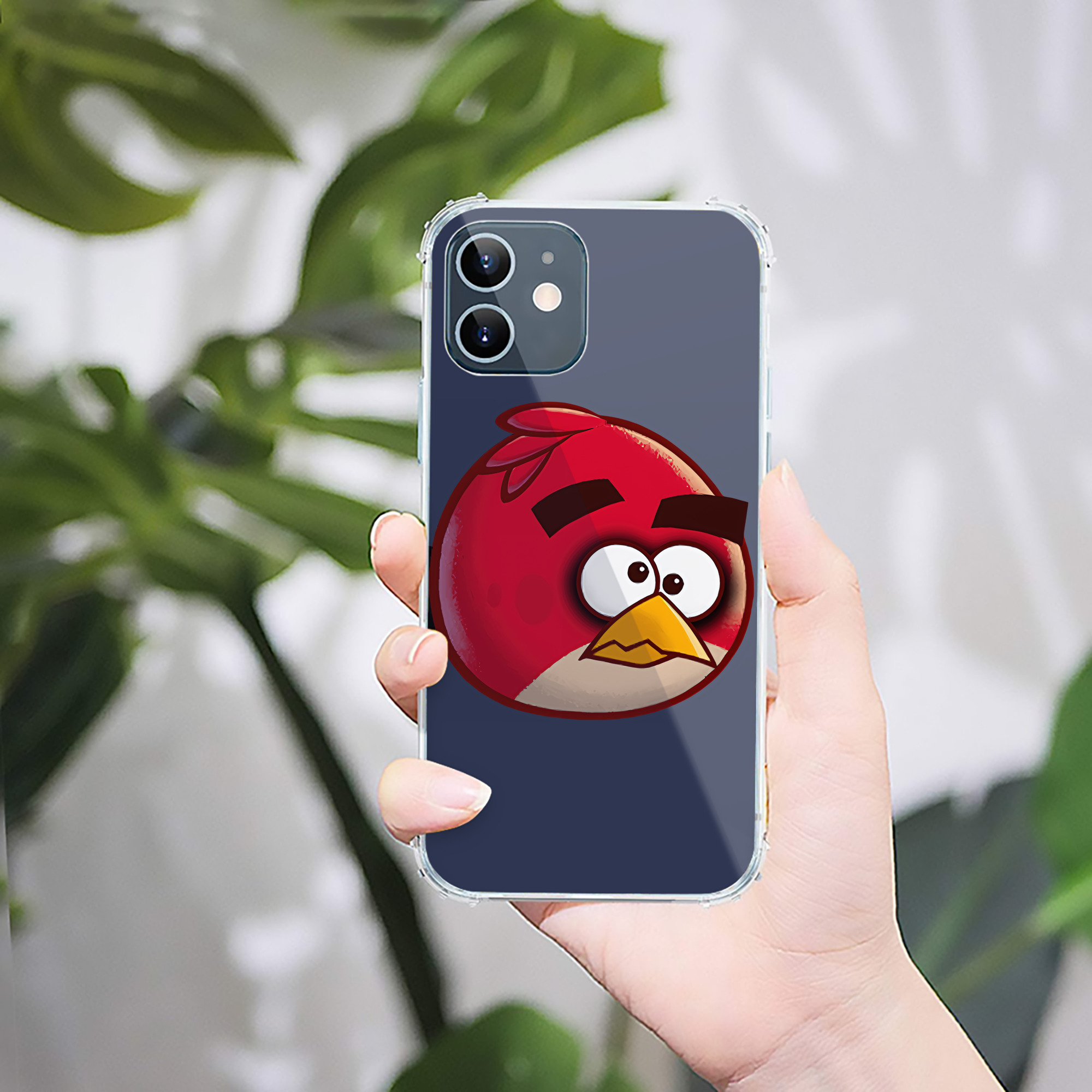 （画像用） Angry Birds アングリーバード 【iPhone 12シリーズ対応】透明スマホケース（クリアソフトケース）